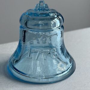 Vintage Degenhart bicentennial glass bell decor.